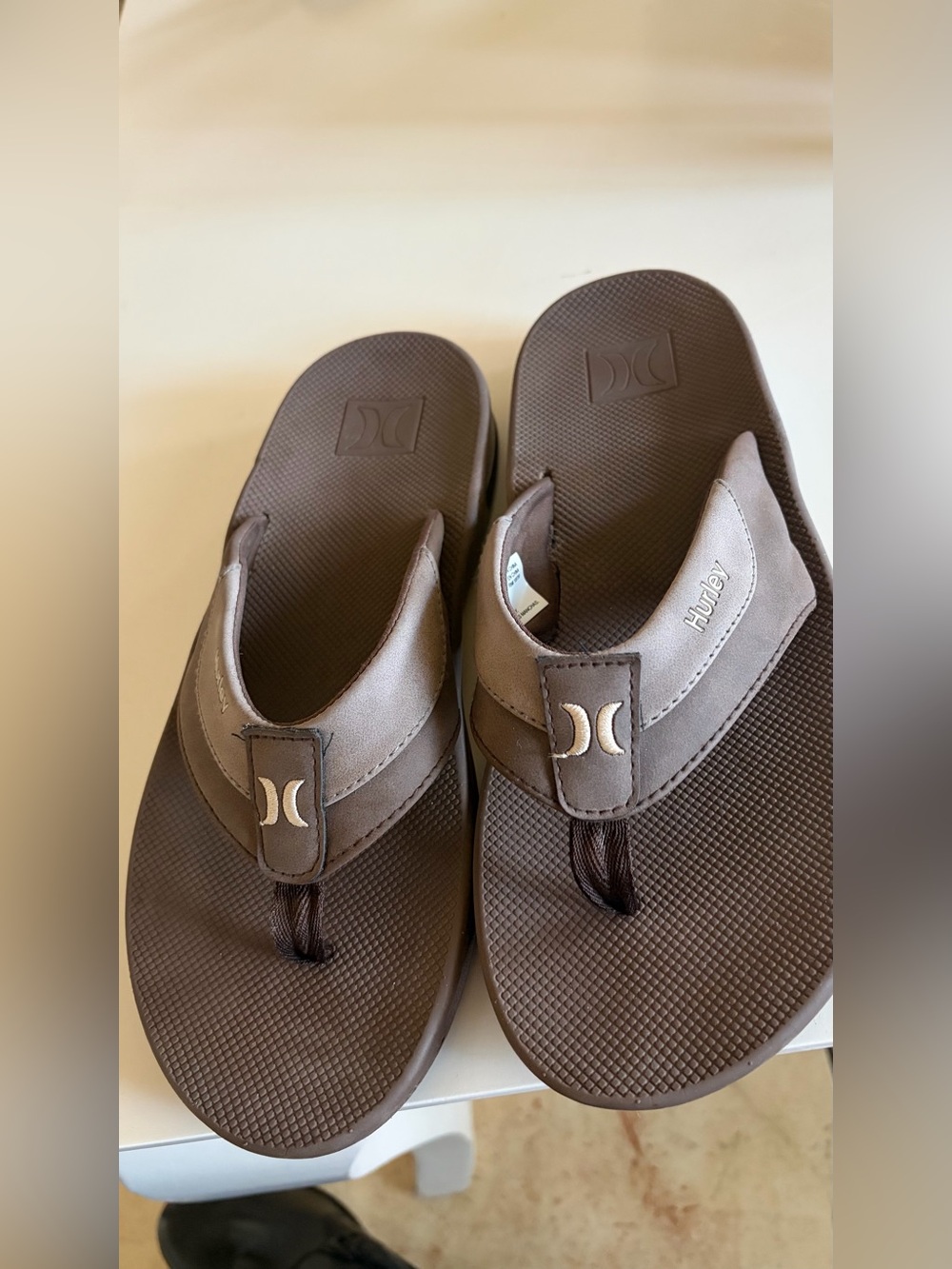 Hurley Men’s Brown Flip Flop Sandals
